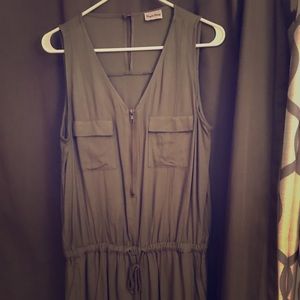 Olive green romper